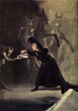 フランシスコ・ゴヤ Painting - 魔法にかけられた男 フランシスコ・デ・ゴヤ